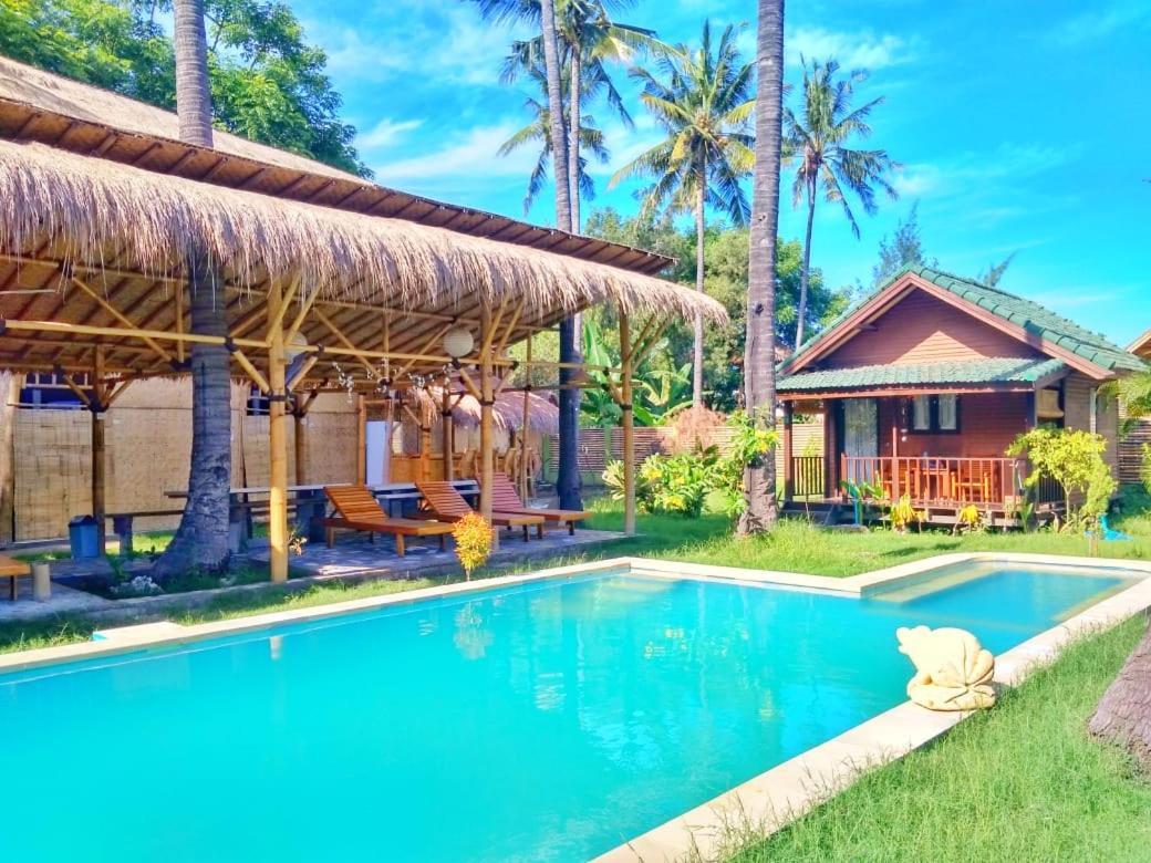 Oasi Bungalows Hotel Gili Air Kültér fotó